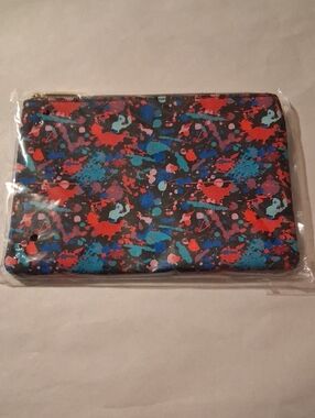 tarte Colorful Splatter Print Make Up Pouch (Sealed - NIP)